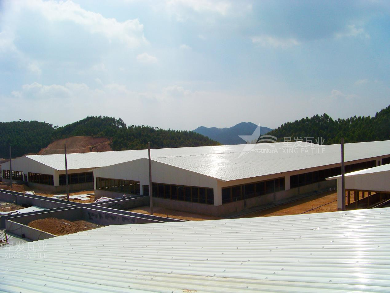 合成樹(shù)脂瓦施工安裝用什么材料搭建架子，鋼結構搭建樹(shù)脂瓦